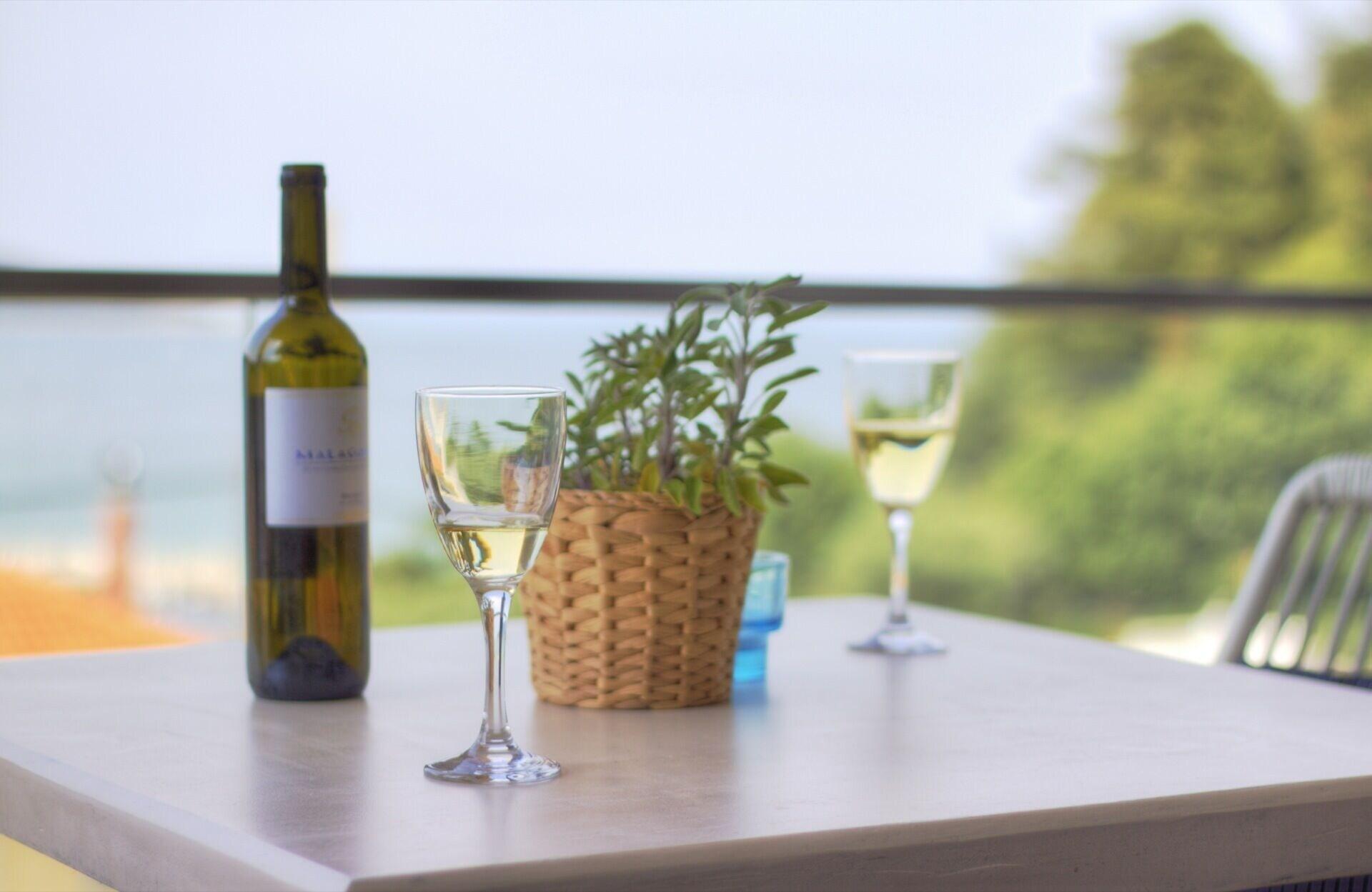 סקאלה פוטאמיאס Ntinas Villa With Sea View מראה חיצוני תמונה
